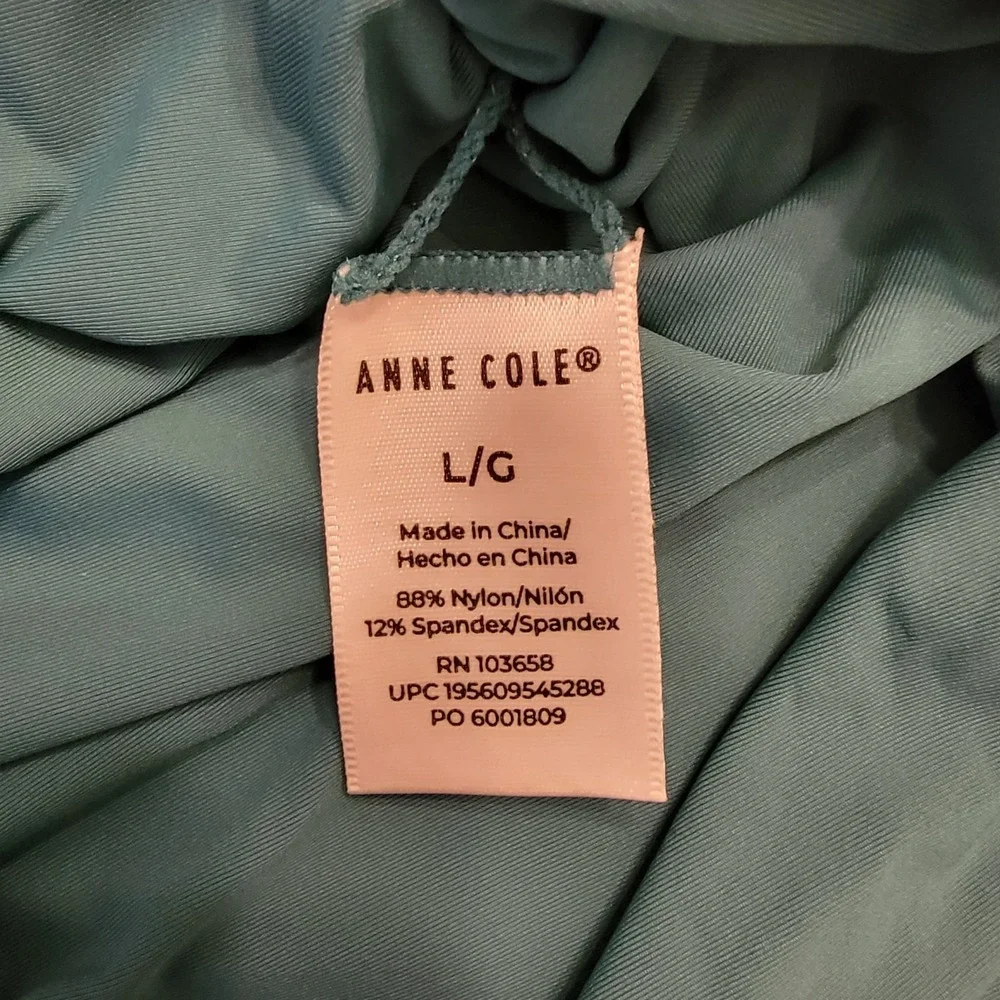 Anne Cole Limited Edition Ladies Large High Waist‎ Shirred Swimsuit Bottom NWT